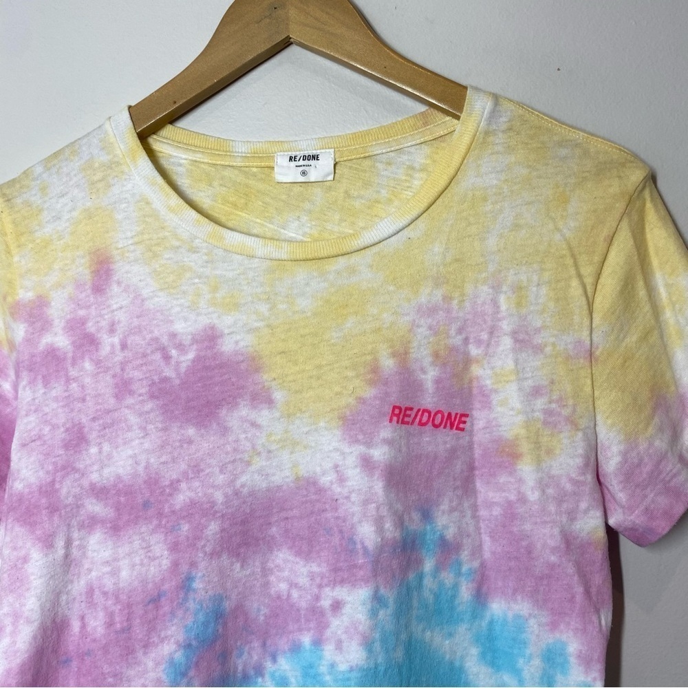 RE/DONE Classic Tee Tie Dye size XS - Picture 6 of 7